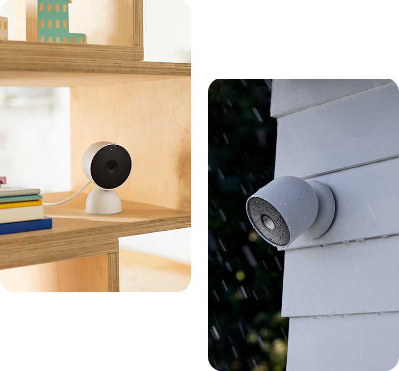 Google Nest indoor and outdoor security cameras
